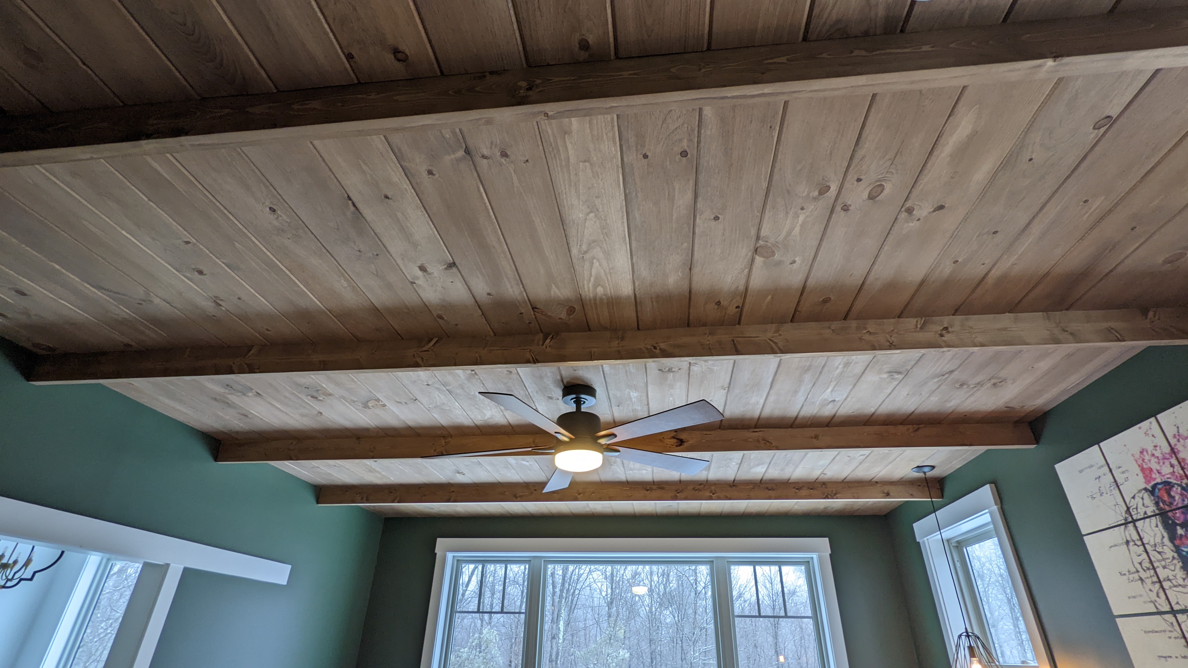 Wood ceiling hero shot